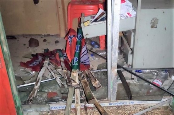 BJP destroyed Own Party Office at Ramnagar : Over 500 BJP Karyiakartas threatened to 'Quit' Party if Miscreants are not Suspended from the Party within 24 hrs BJP destroyed Own Party Office at Ramnagar : Over 500 BJP Karyiakartas threatened to 'Quit' Party if Miscreants are not Suspended from the Party within 24 hrs